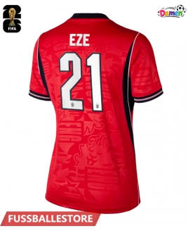 Günstige England Eberechi Eze #21 Auswärtstrikot Damen WM 2026 Kurzarm